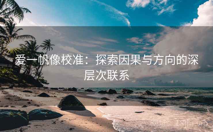 爱一帆像校准:探索因果与方向的深层次联系 爱一帆像校准:探索因果与方向的深层次联系